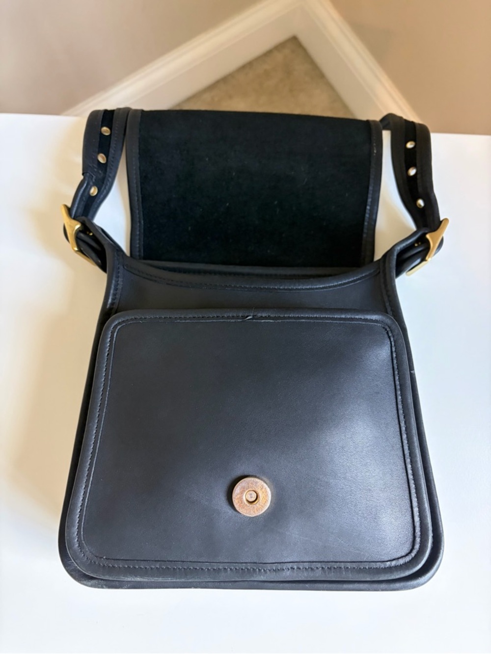 Coach Vintage Flap Crossbody Bag 9145 - Picture 9 of 14